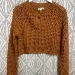 Women's Brown Knit Sweater
